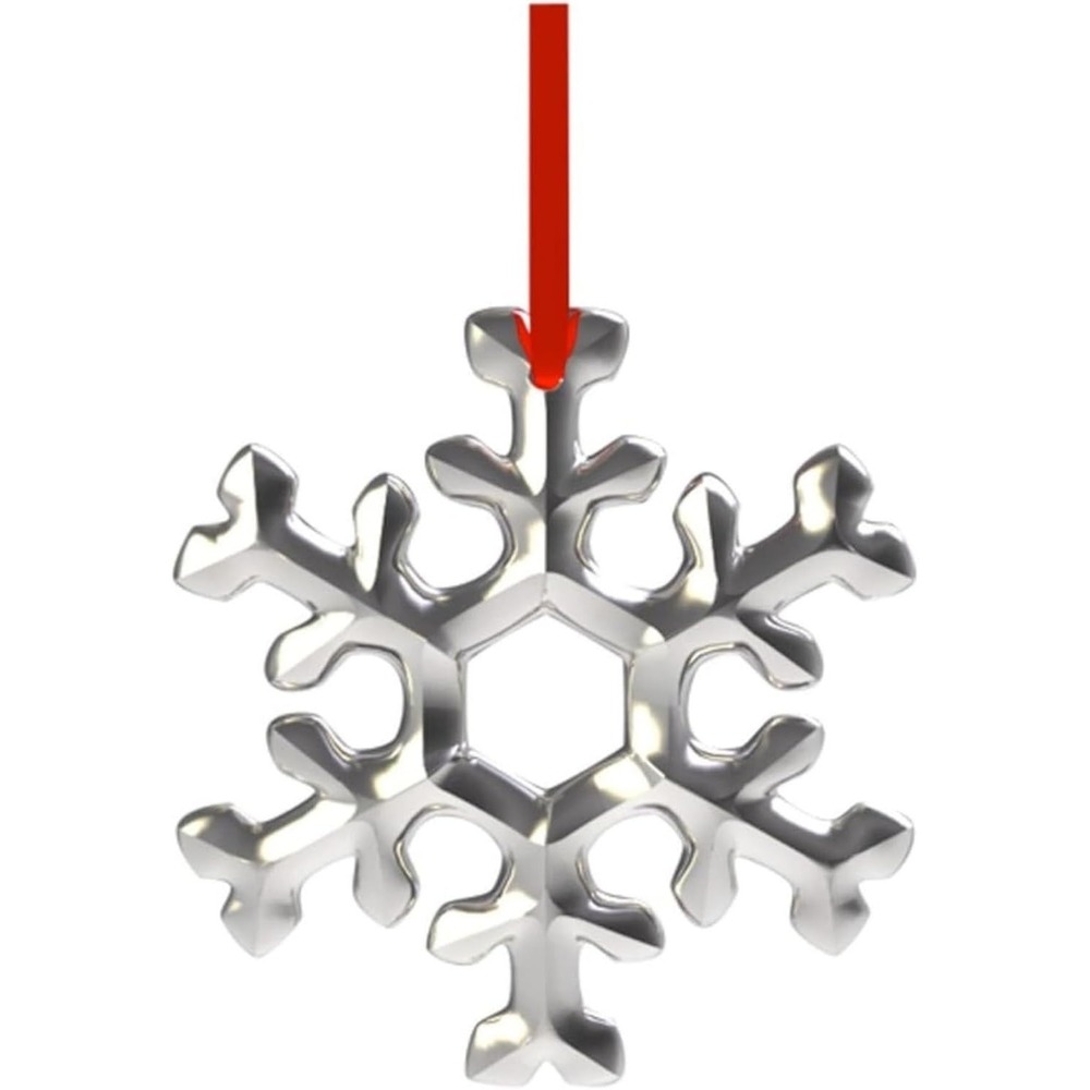Nambe 2016 Annual Holiday Snowflake Christmas Tree Ornament Decor MT0979 - Picture 5 of 5